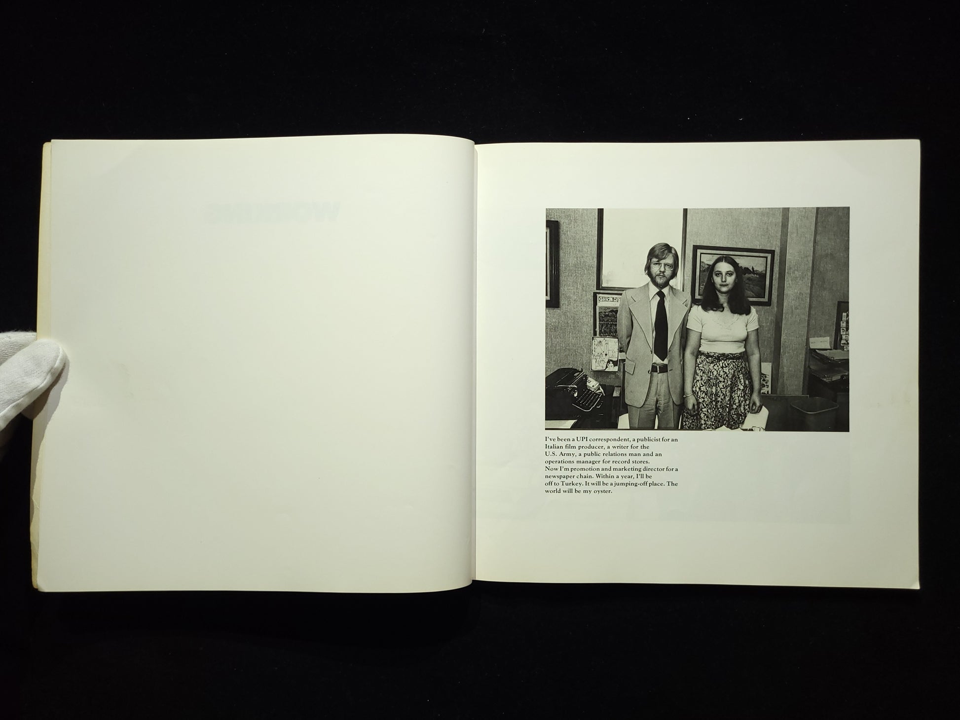 Working : I Do it for the Money / Bill Owens